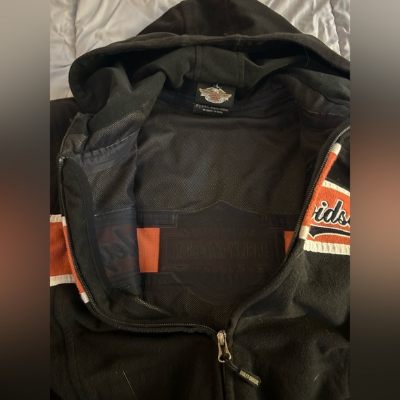 Harley-Davidson Black and Orange Performance Jacket - Picture 3 of 7